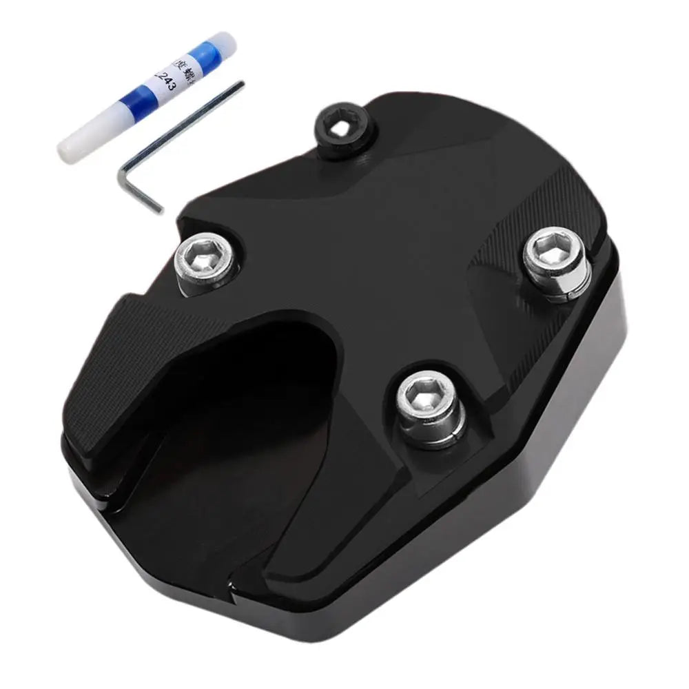 Extensión de aluminio para la pata de cabra de motocicleta