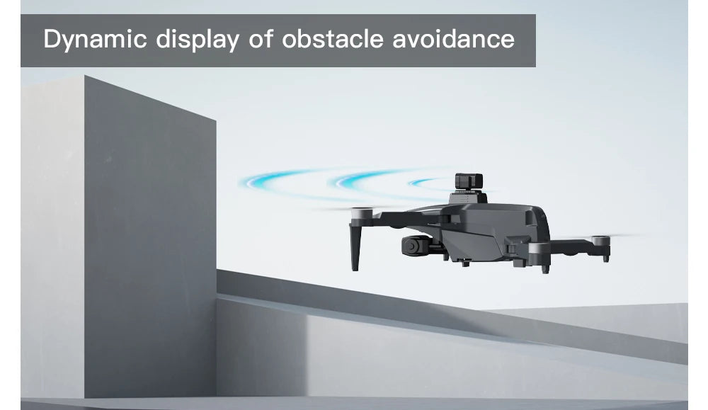 New L600 PRO MAX/PRO GPS Drone 5KM 4K Professional HD Dual Camera 3-Axis Gimbal 360° Obstacle Avoidance Brushless Quadcopter Toy