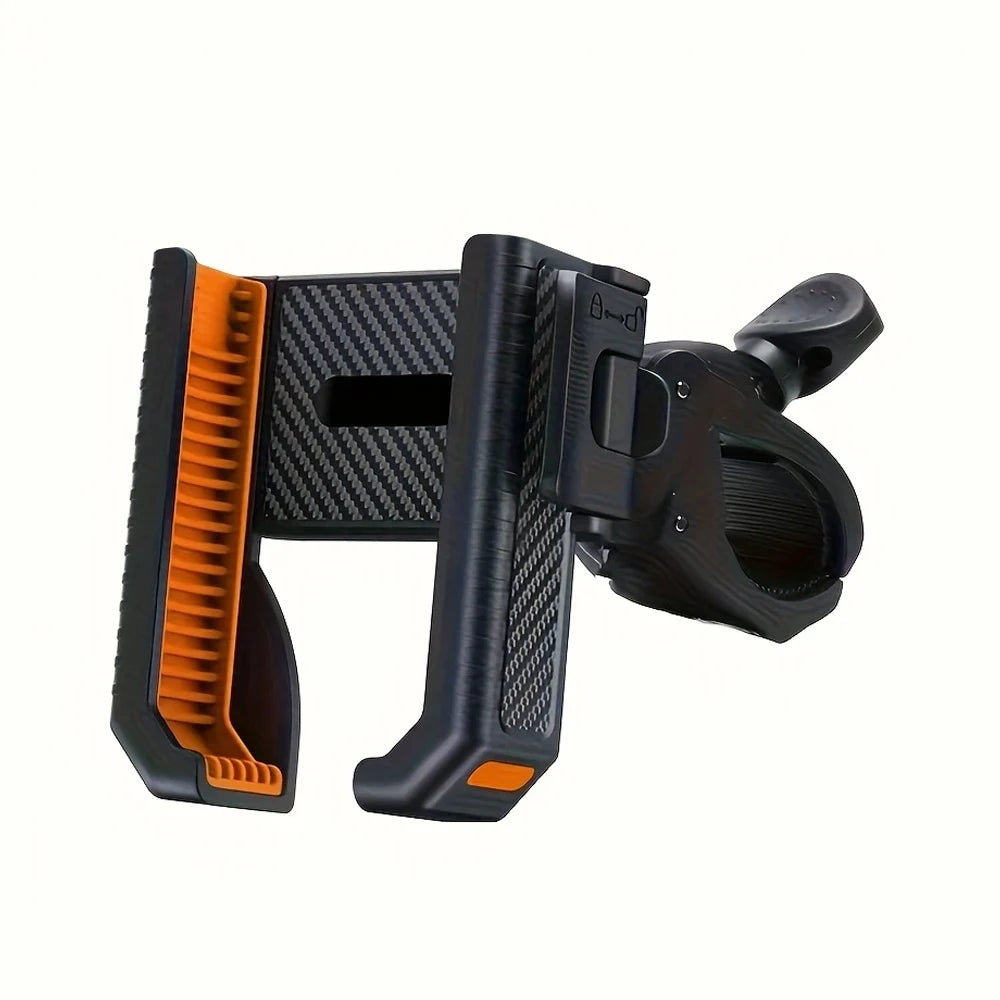 Supporto universale per telefono da moto Homhu, design semichiuso, supporto per telefono da bici e bicicletta con blocco rapido, per iPhone e telefoni da 4.7"-7"