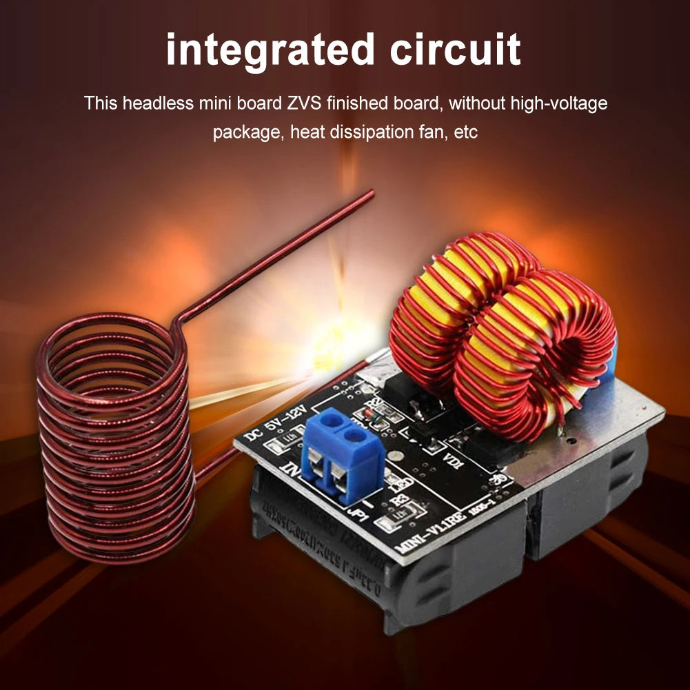 Mini ZVS Induction Heating Module with Coil