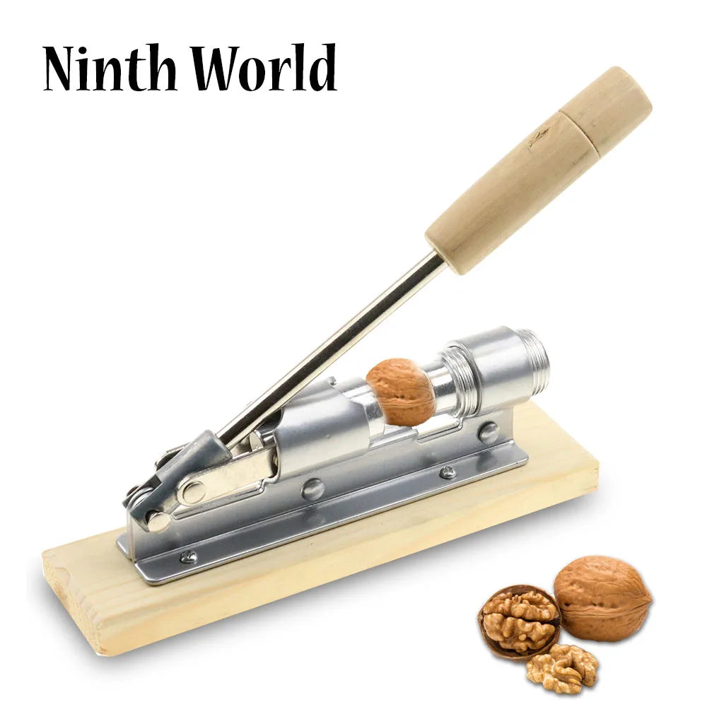 Manual Lever Nutcracker with Wooden Base