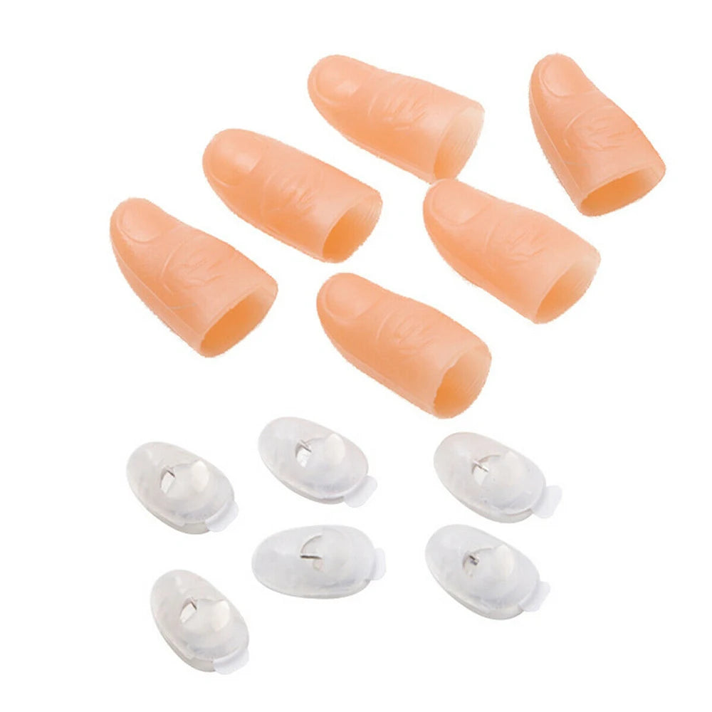 LED-fingerlys-magi- rekvisitter – 2, 4 eller 6 deler