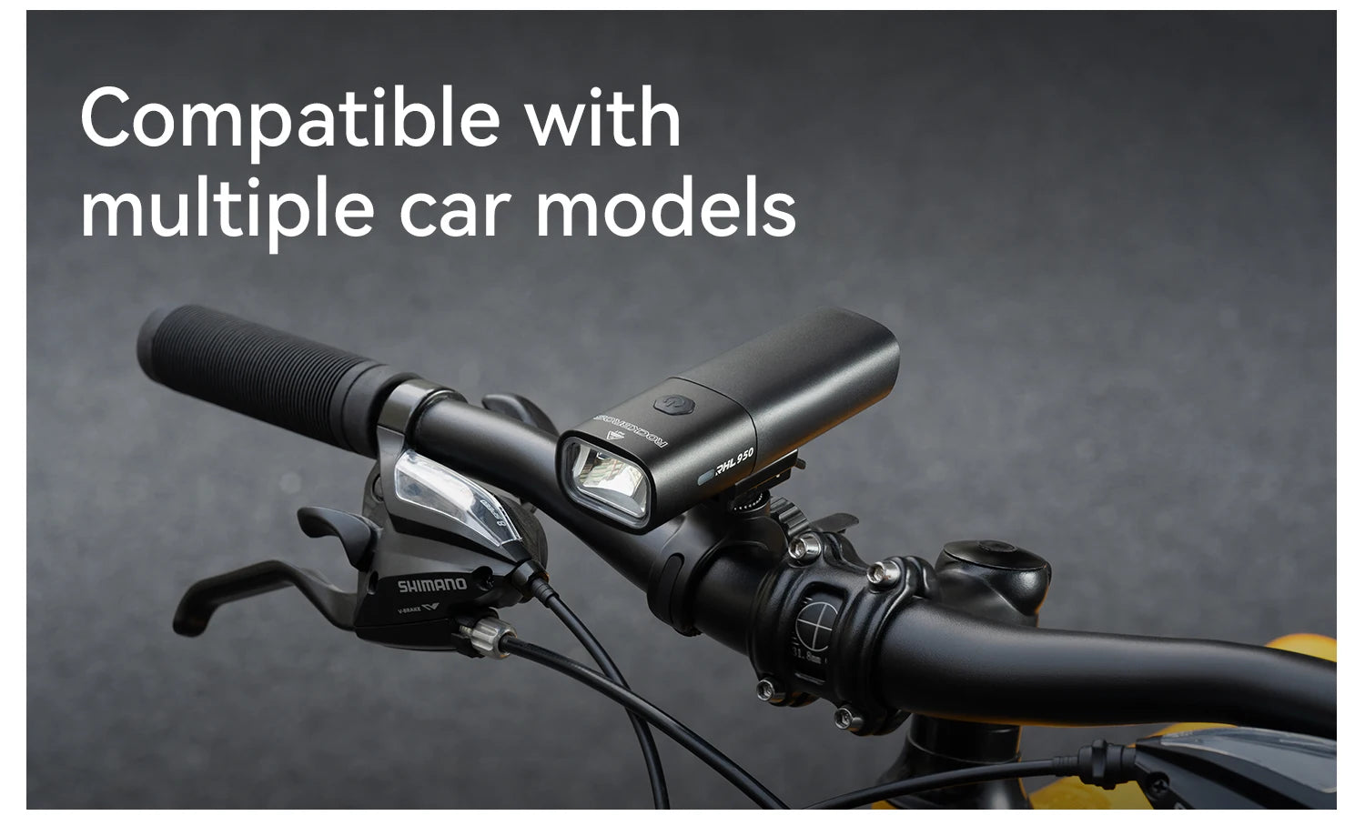950LM USB Rechargeable Bike Headlight with IPX6 Waterproof