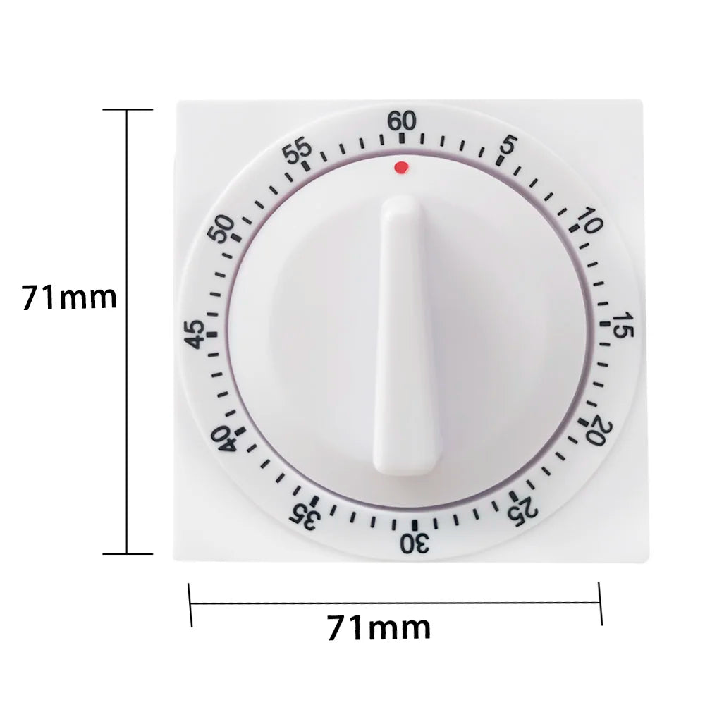 T-204 Mechanical Kitchen Timer, 60-Minute Dial