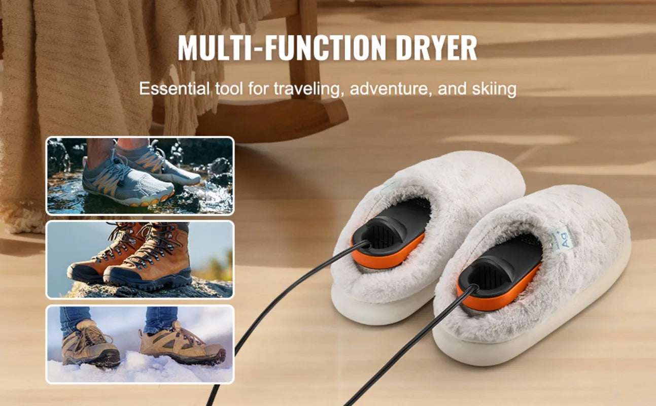 Portable Electric Shoe Dryer & Deodorizer for Boots and Shoes