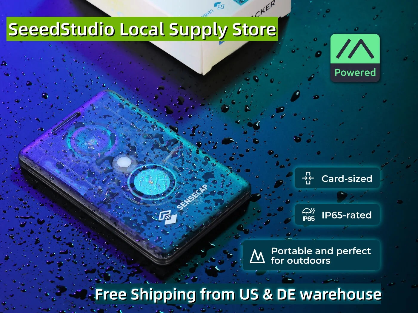 SenseCAP Card Tracker T1000‑E per Meshtastic con GPS e LoRa