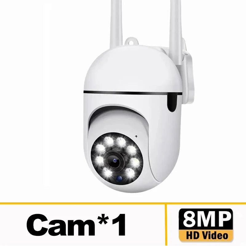 8 MP Wi-Fi panoramaskjerm med toveis lyd