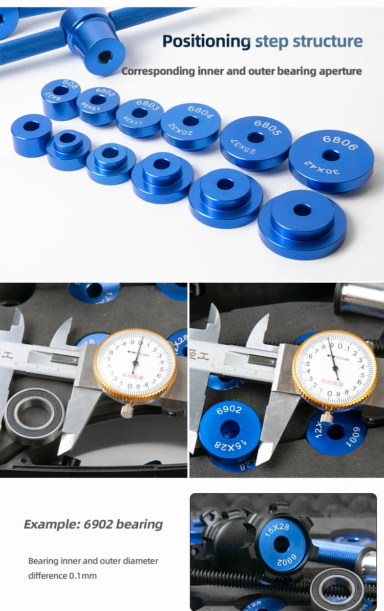 Bicycle Bearing Press Set