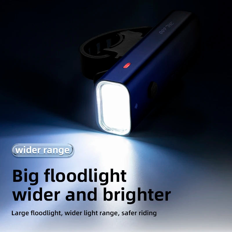 USB-C Rechargeable Bike Light 400–800LM Waterproof Front Headlight