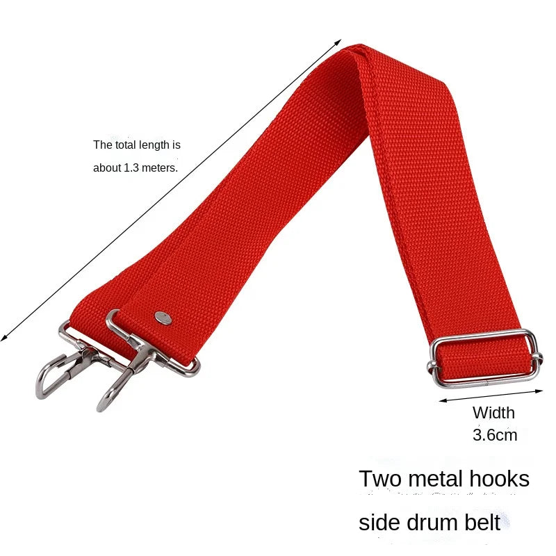 3.6 cm Drum Carrying Strap with Clips, Colour Options