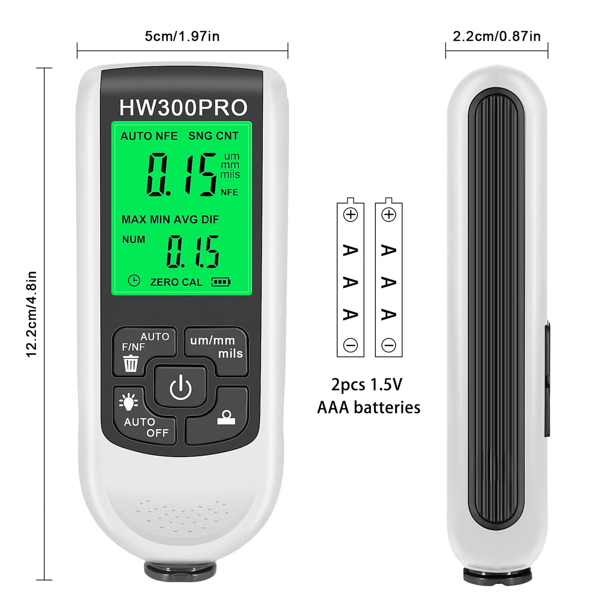 HW-300PRO Coatingsdiktemeter