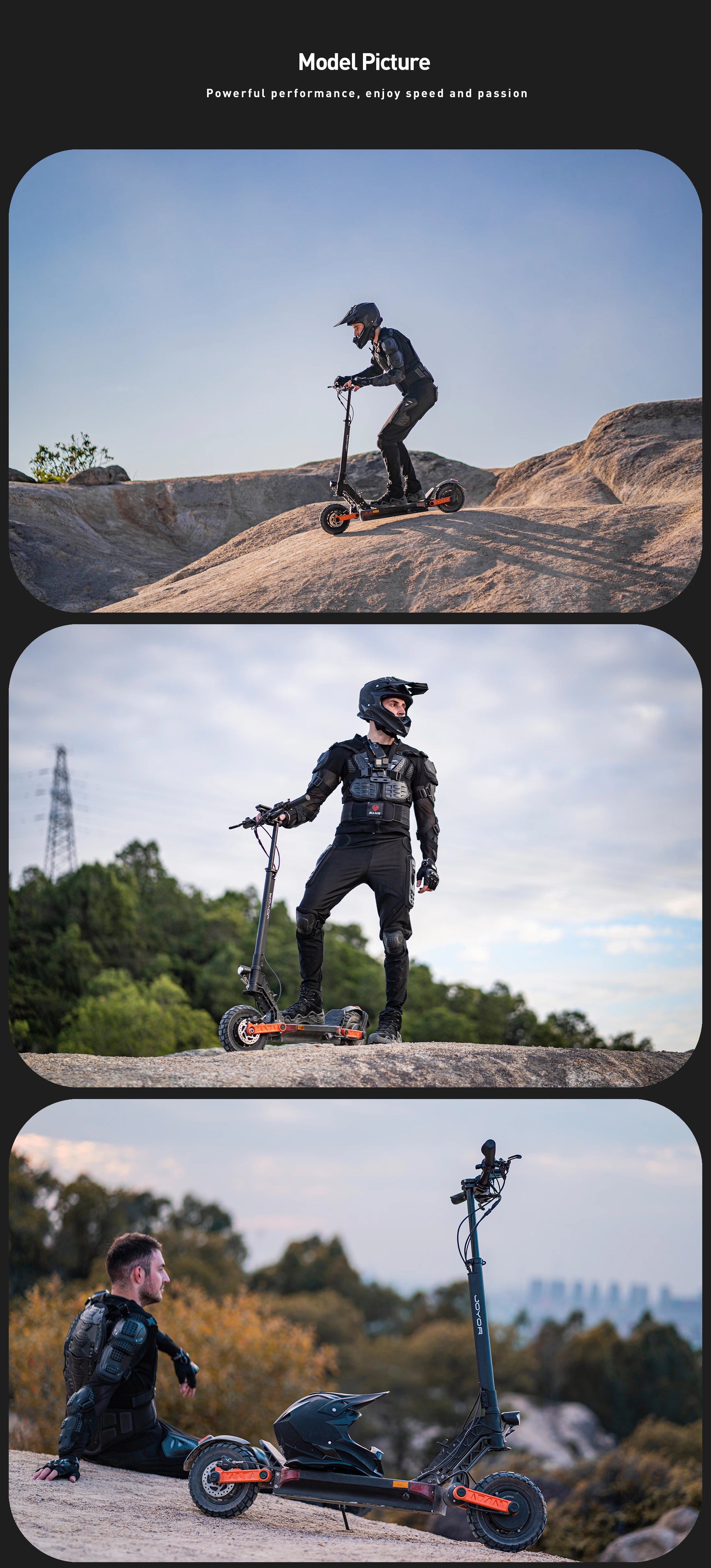 JOYOR S10‑S‑Z Electric Scooter 60V Dual Motor