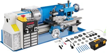 Mini metalinė tekinimo staklė su kintamu greičiu 550W–1100W, įvairių dydžių