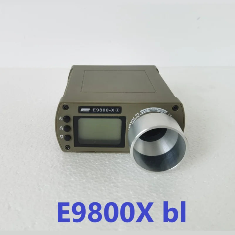 Cronómetro de velocidad de disparo E9800X Pro BT Bullet E9800Xbl Versión mejorada Cronoscopio LCD Medidores de velocidad