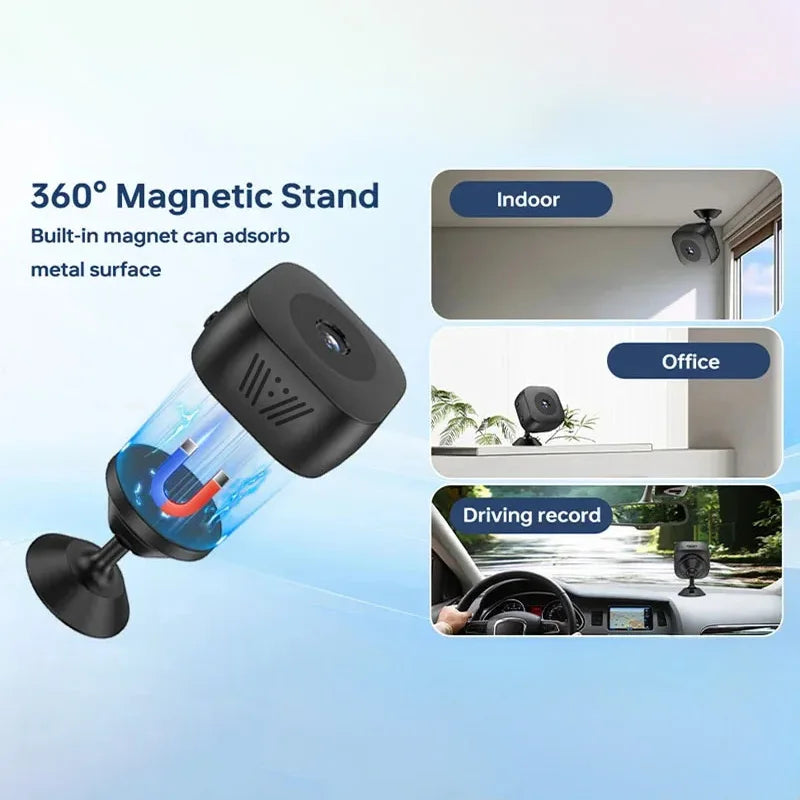 Mini Wi-Fi Security Camera with Motion Detection