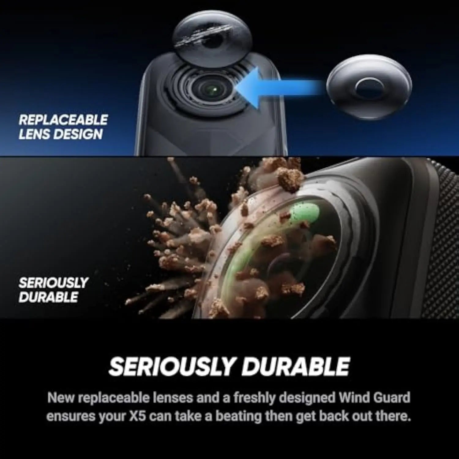 Insta360 X5 Camera 8K Waterproof 360° Action Cam