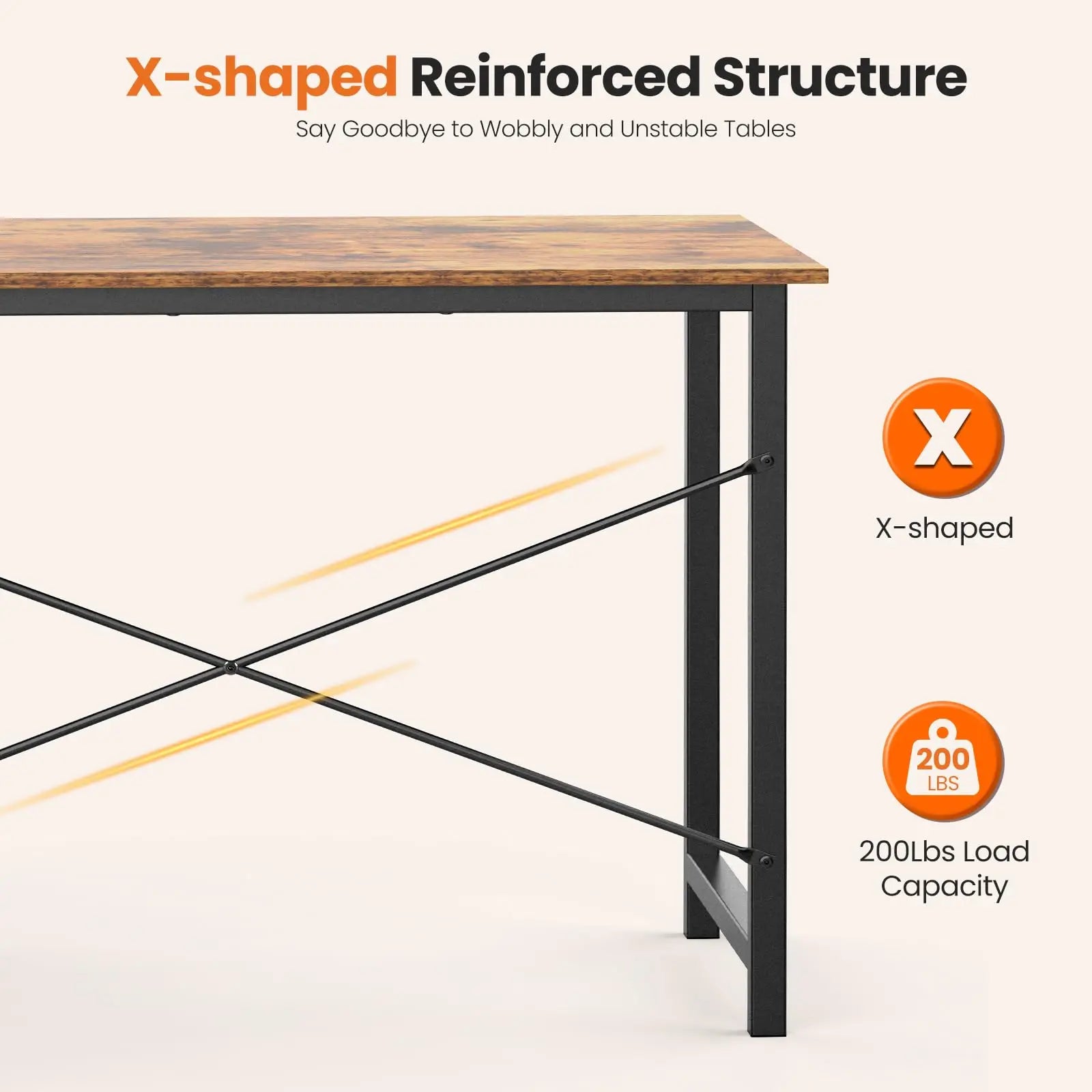 Modern Computer Desk with Drawers and Adjustable Storage Shelf