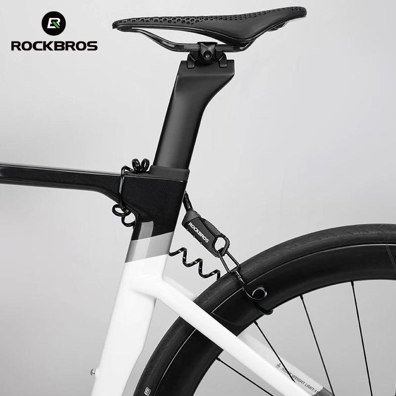 3-Digit Bicycle Cable Lock, 120cm Anti-Theft Lock