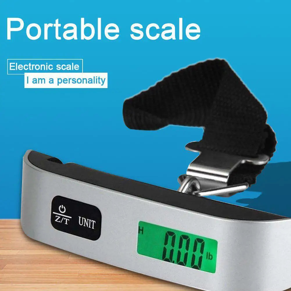 Luggage Scale 110lb 50kg Digital Handheld Portable Hanging Baggage Scale for Travel Suitcase Weight Scale