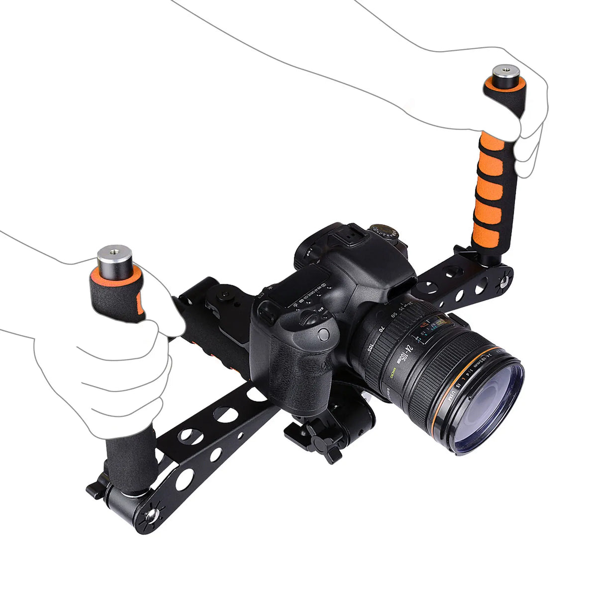 Folding Camera Shoulder Support Rig