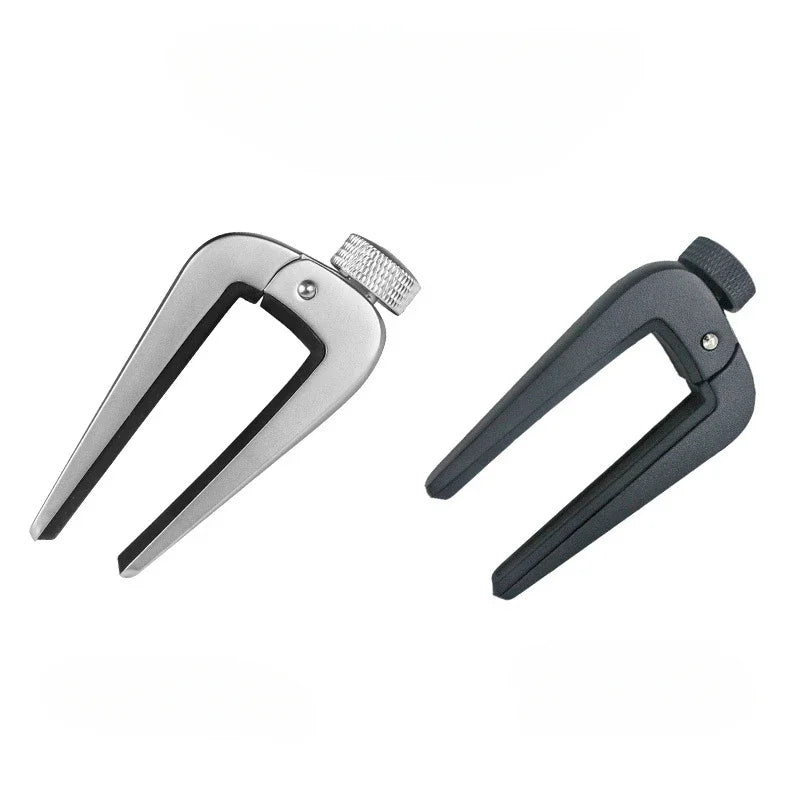Adjustable Wide Guitar Capo with Dual Contact Profiles