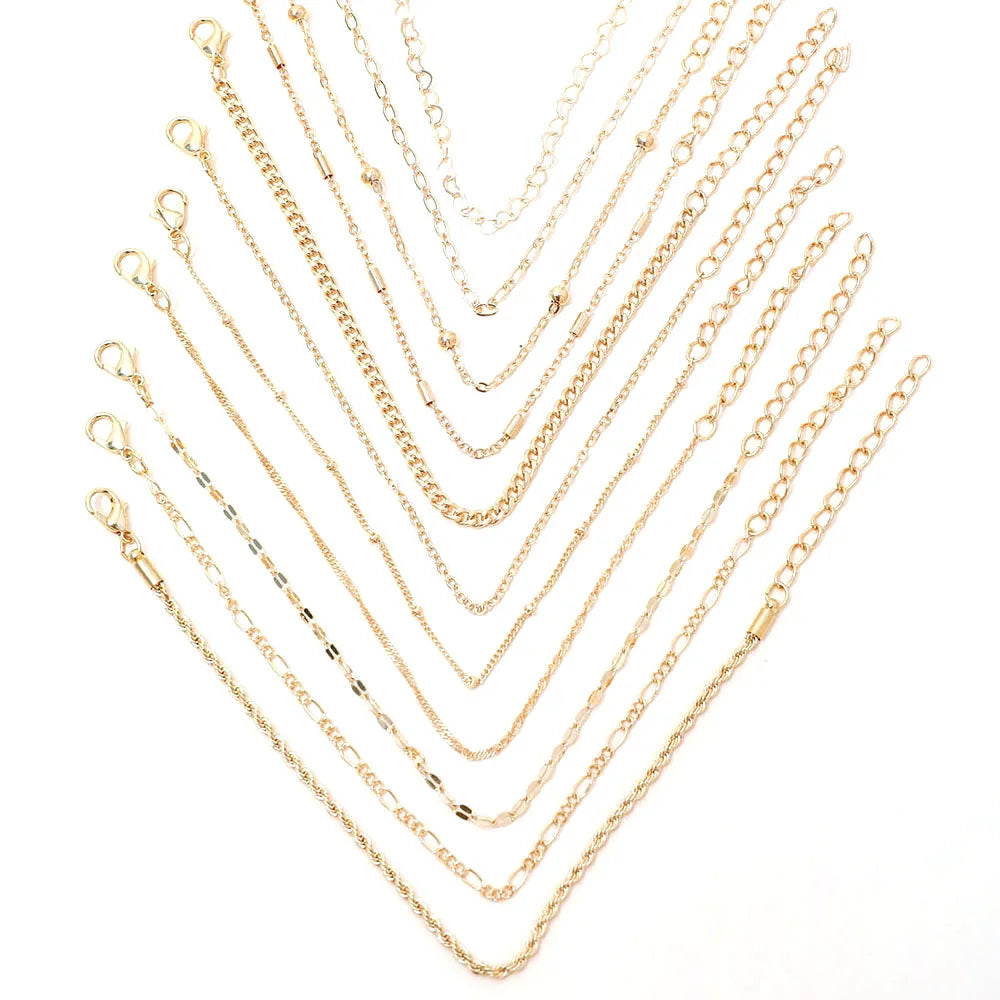 Boho Twist Chain Bracelet Set for Women