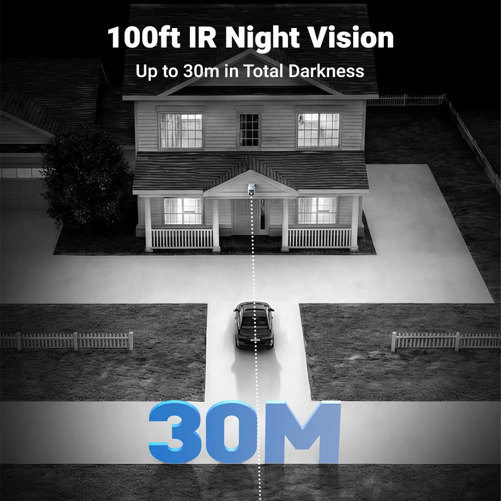 5MP TVI CCTV Dome Camera with Night Vision and Audio