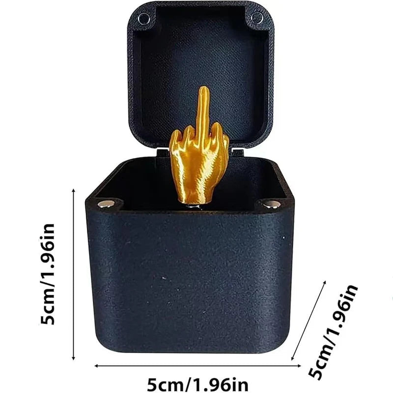 Interesting Prank Gift Middle Finger In Box Box Funny Creative Gifts Office Desk Decoration Home Decoration Gifts For Guests