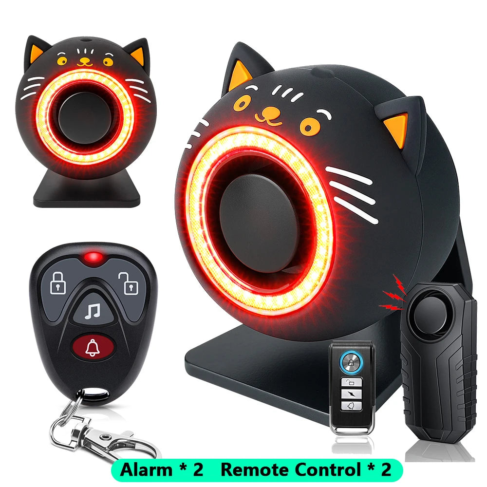 Extractme 120dB Wireless Car Alarm Automobile Protection System Device 3-Levels Sensitivity Vehicle Alarm System Car Accessories