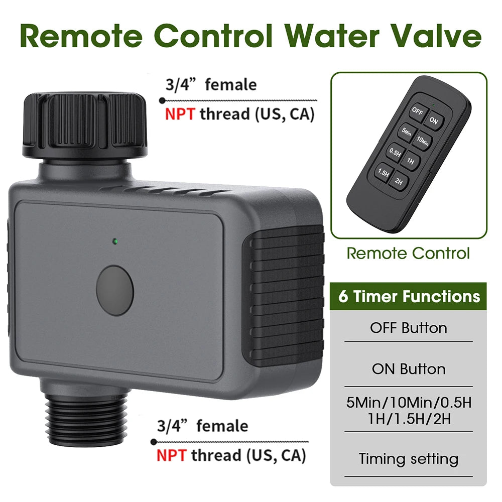 W12 Remote-Control Garden Water Timer