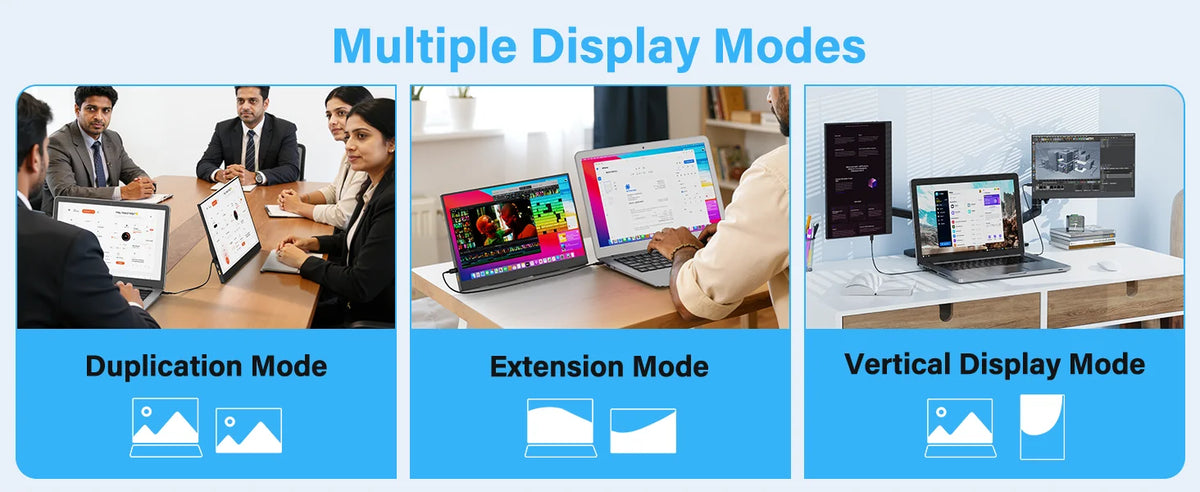 15.6 Inch Portable Monitor 1080P IPS with Speakers