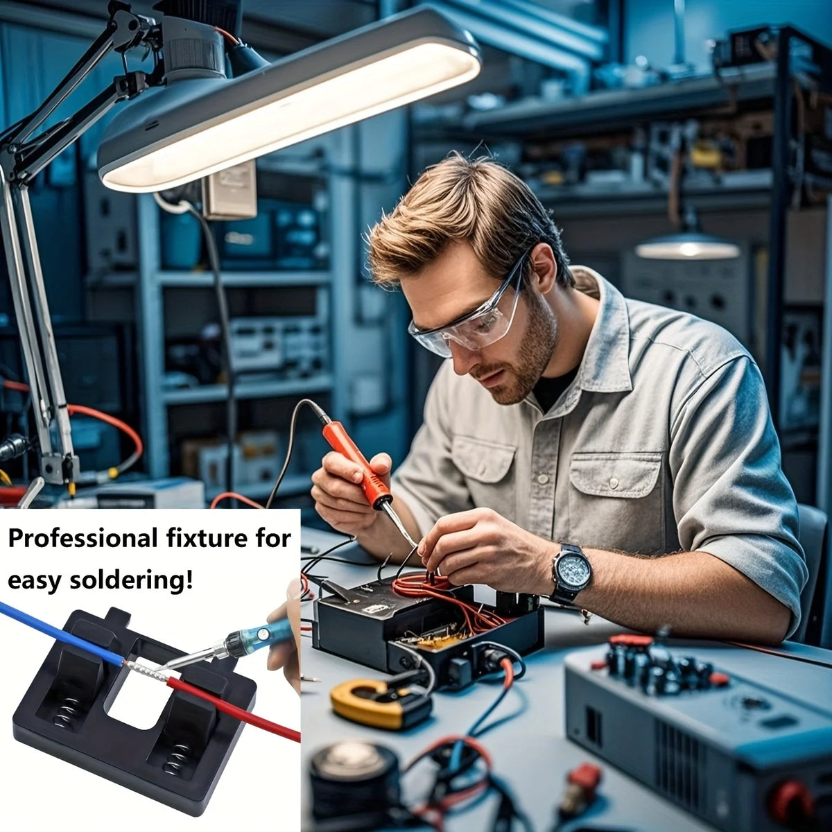 Soldering Wire-Holding Fixture
