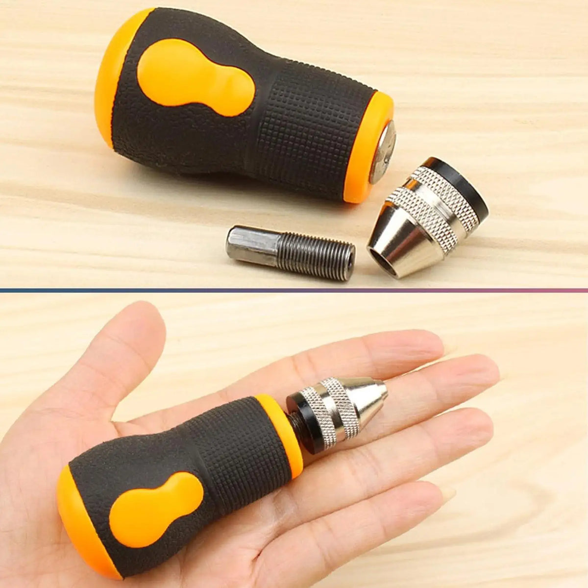 Mini Manual Craft Drill with Ten Bits
