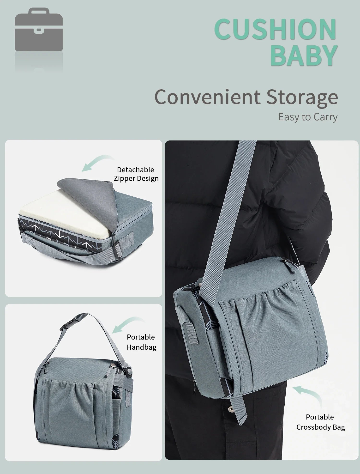 Portable Foldable Children's Seat