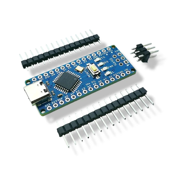 Kompatibelt Arduino Nano 3.0-kort, USB-C, ATmega328PB