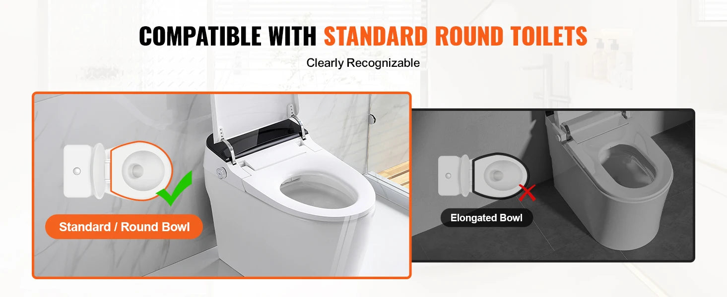 SucceBuy Raised Toilet Seat 3.5" Height Raised 300 lbs Weight Capacity for Standard Round Durable Toilet Aluminum Handrail