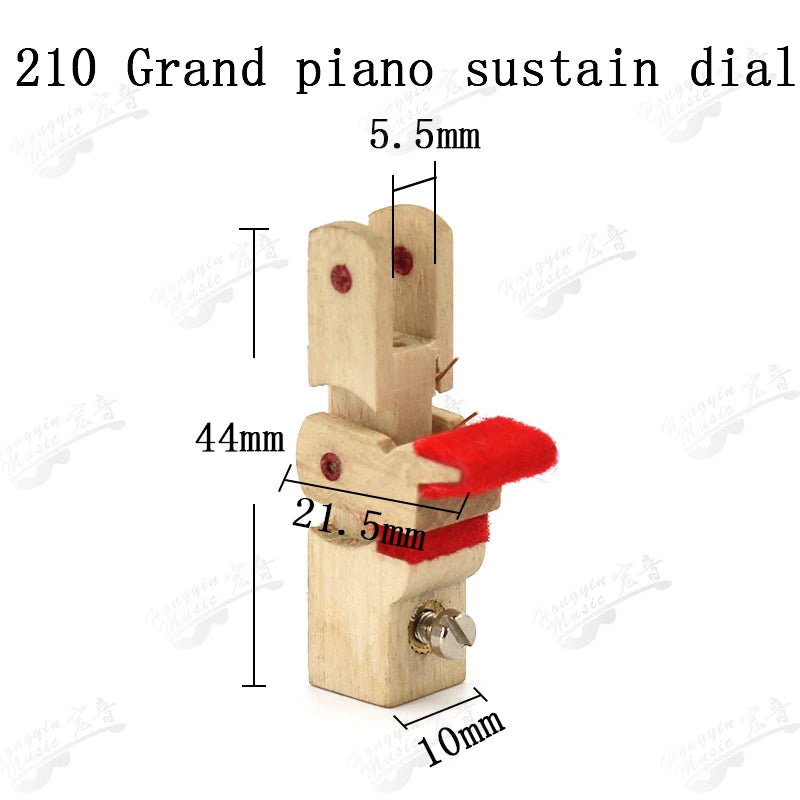 HUATOOL Piano Tuning and Maintenance Tools - Triangle Piano Hammer Shaft Frame Dampers Pull Rope Screws and Related Accessories