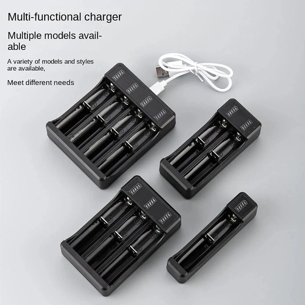 USB-lader voor compatibele 3.7V Li-ioncellen