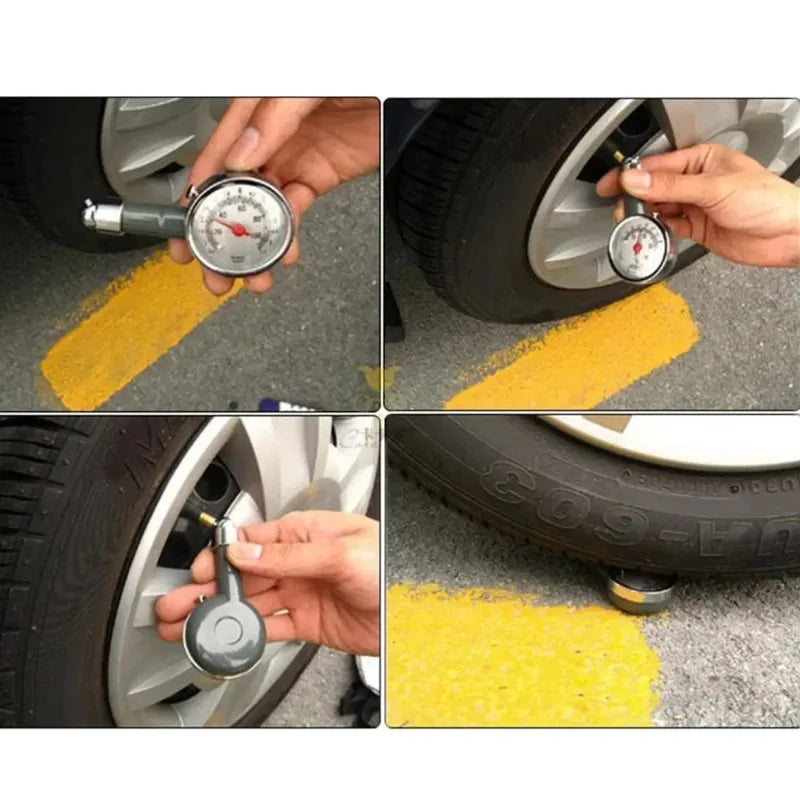 Tyre Pressure Gauge with Deflation Valve