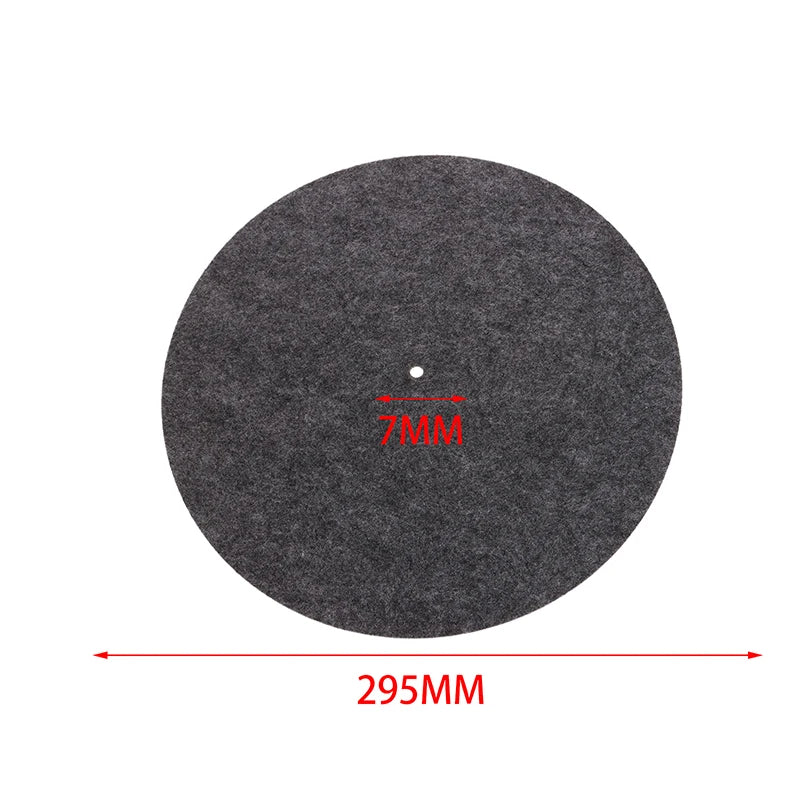 Vilten slipmat voor platenspeler en vinylplaten