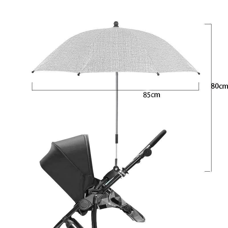 Baby Stroller Folding Umbrella UV Sun Rain Protection Parasol