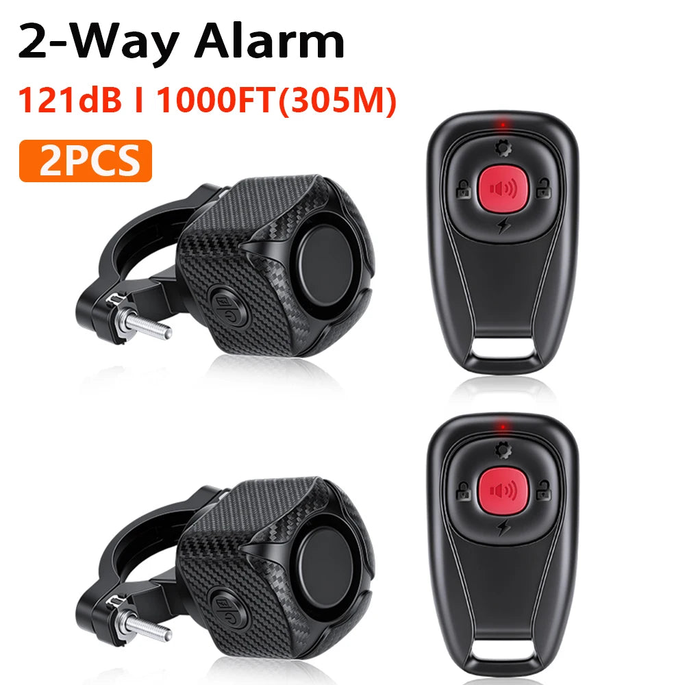 Alarme de vibration rechargeable USB-C pour vélo