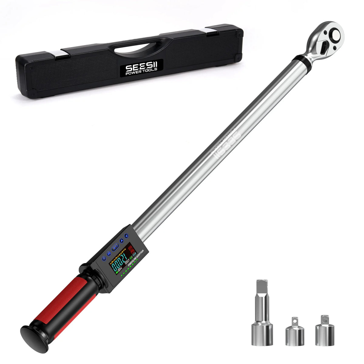 Digital Torque Wrench, 1/2-Inch Drive, 17–340 N·m
