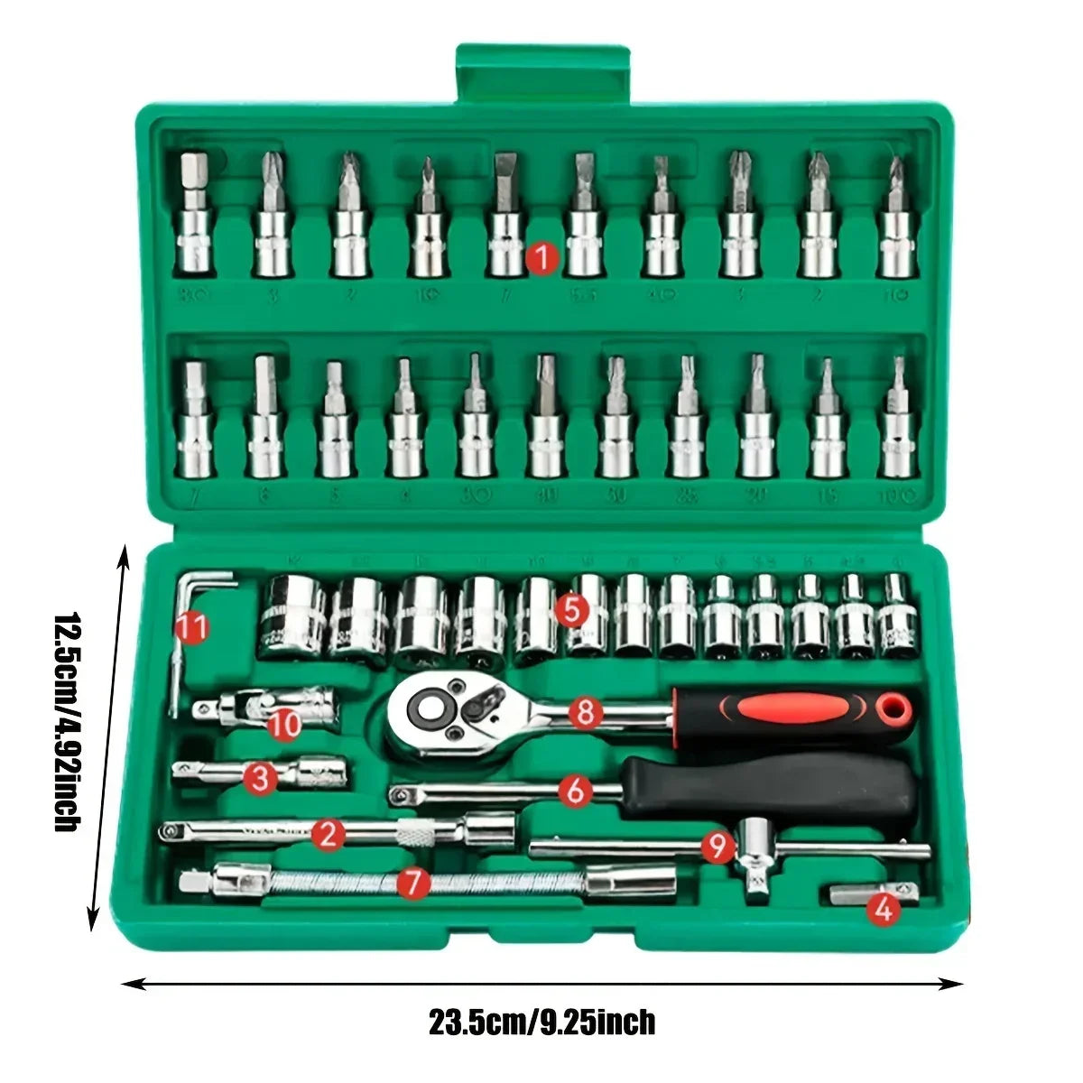 46-Piece Socket and Bit Tool Kit - Options