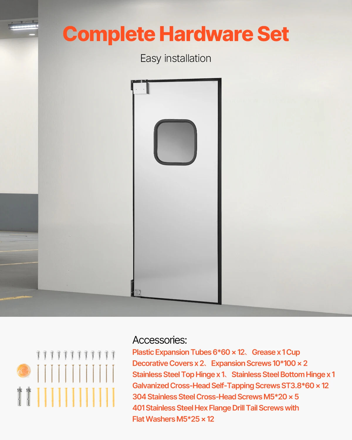 Traffic Swing Door for 36x84 in Opening