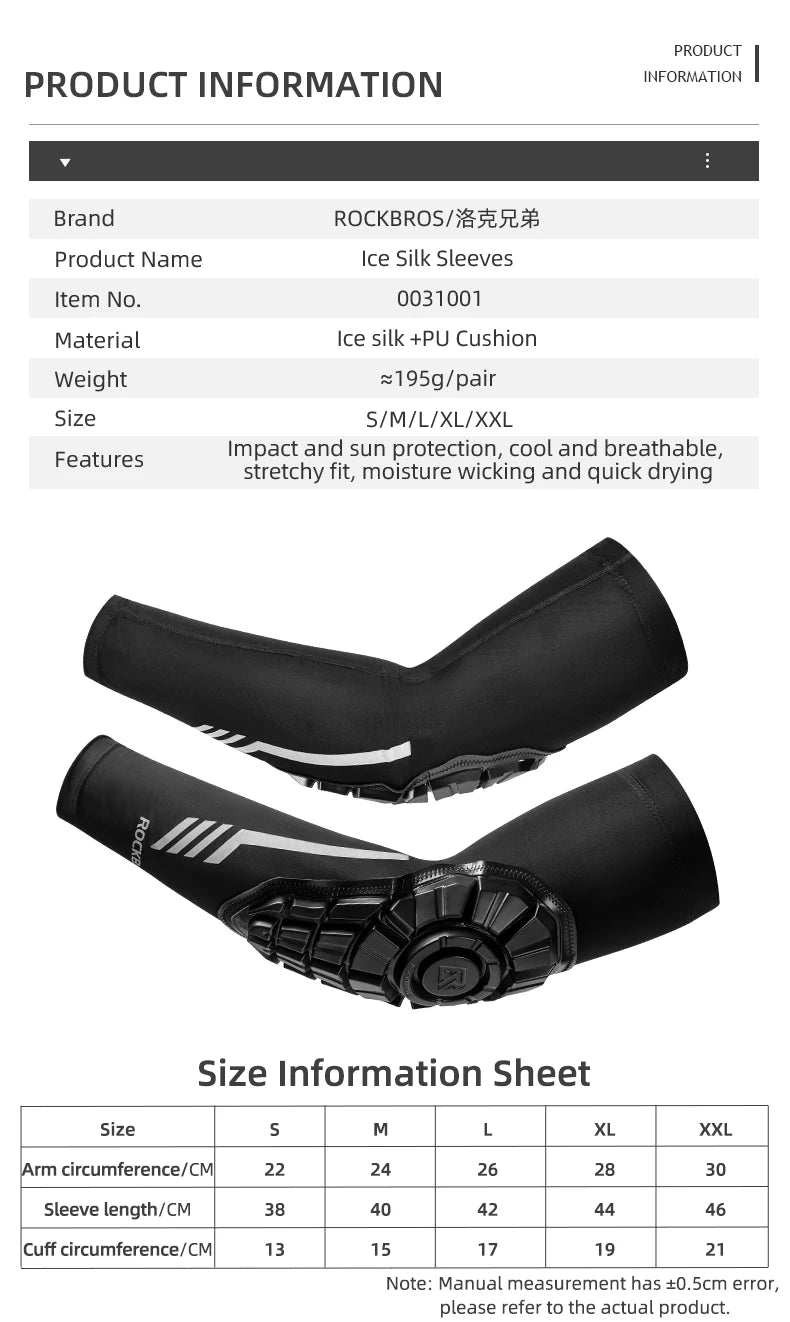 Motorcycle Elbow Pads with Hard Protection for Adult Riders