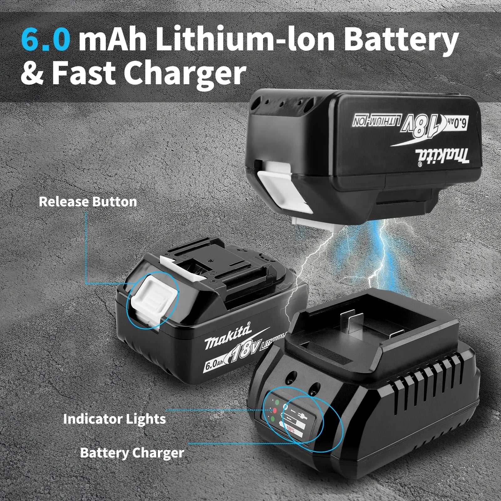Makita DGA404 18V Brushless Variable Speed 125mm Angle Grinder