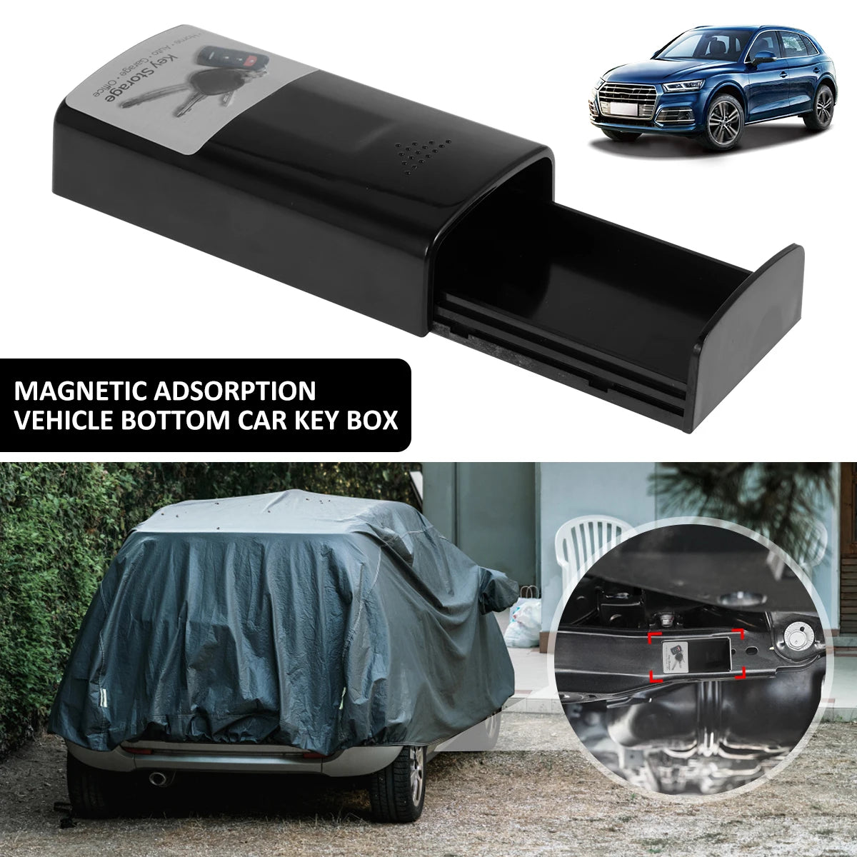 Magnetic Plastic Key Storage Box