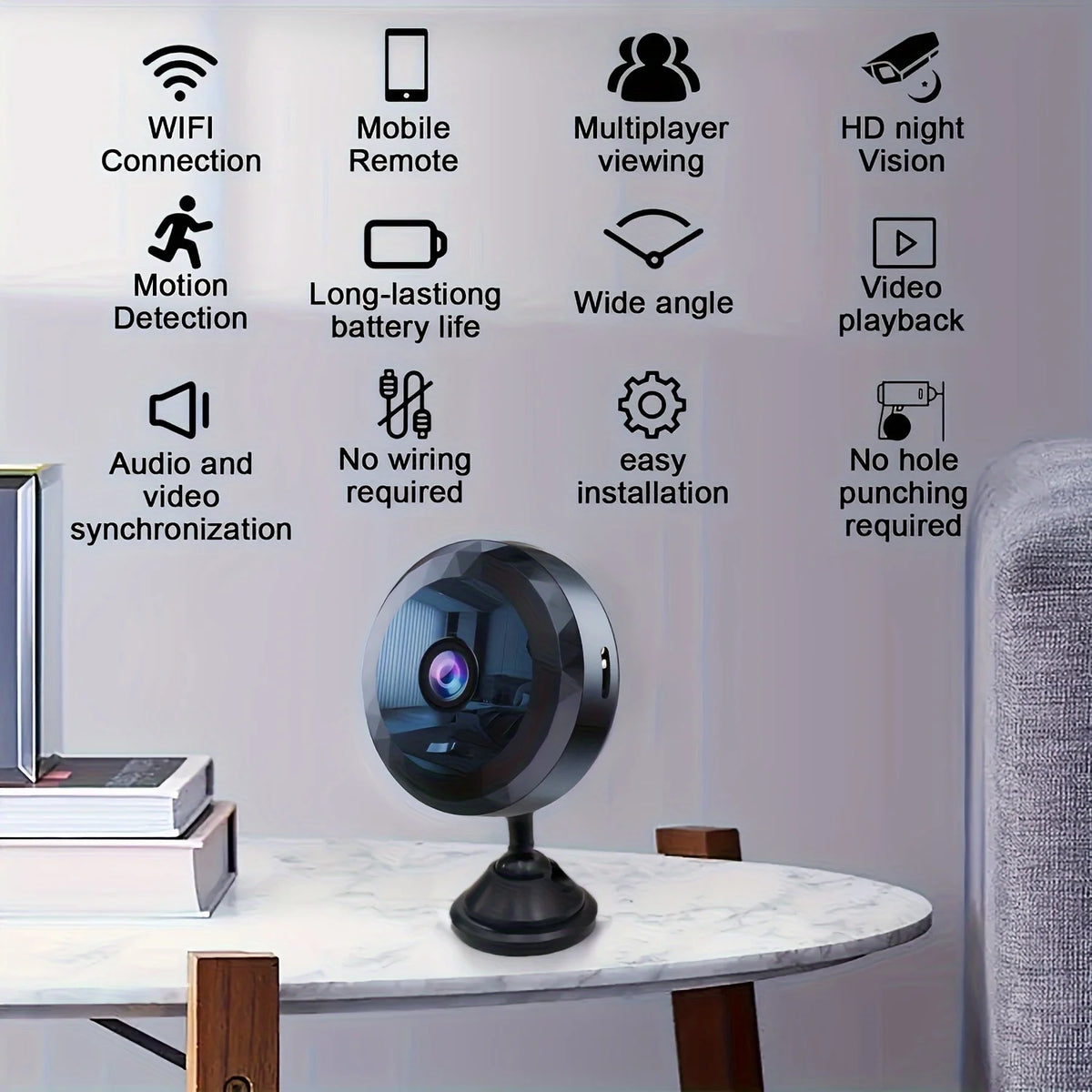 A11 Mini Wi-Fi Camera and Memory Card Options