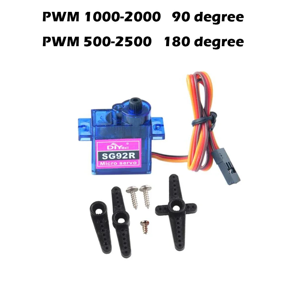 SG92R Micro Servo, Angle or Continuous-Rotation Options